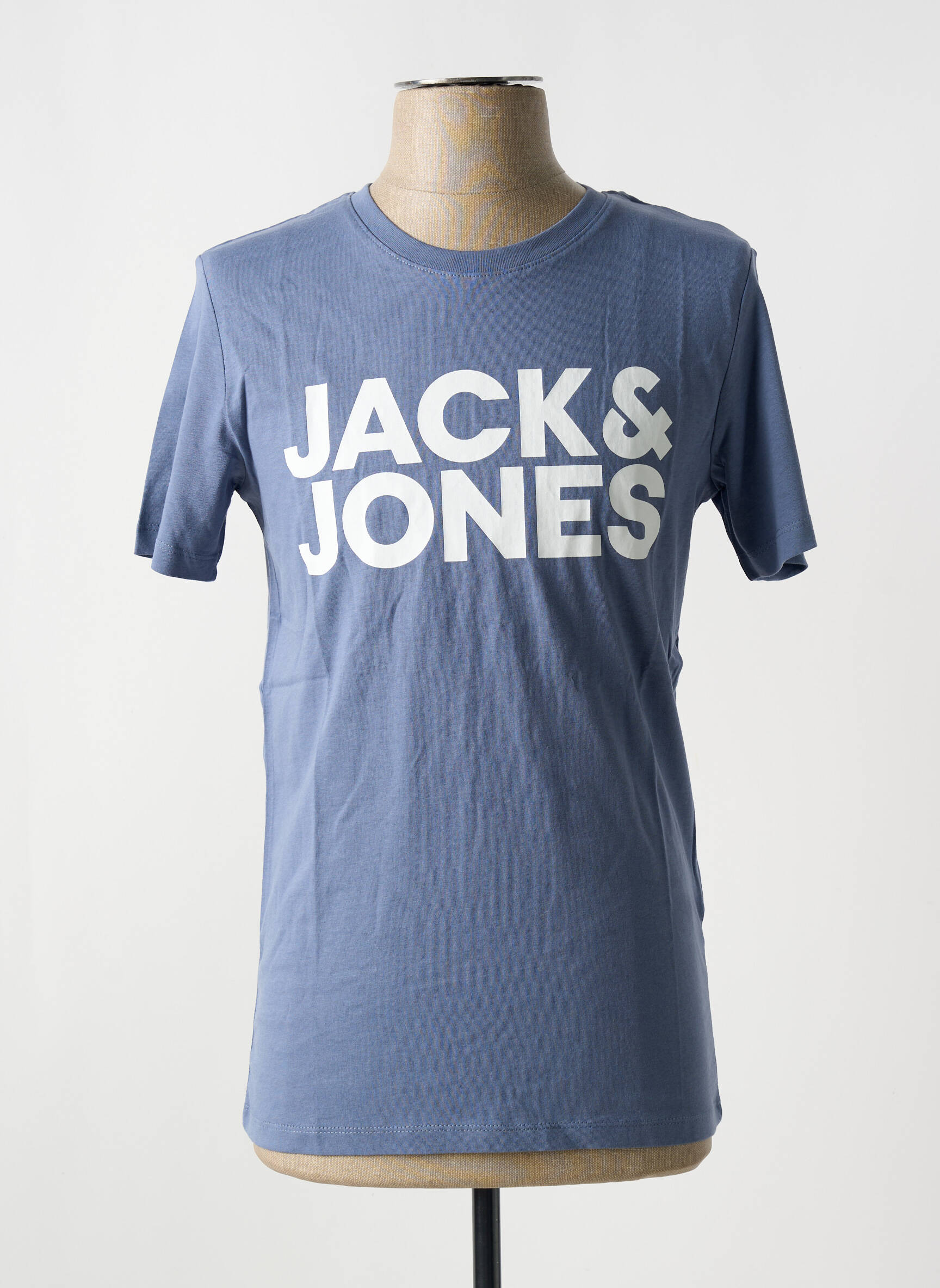 T-marškinys apvalus kaklas pilka JACK & JONES vyras