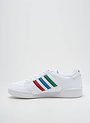 Bėgimo bateliai apvalus mygtukas apvalus mygtukas baltas ADIDAS moteris