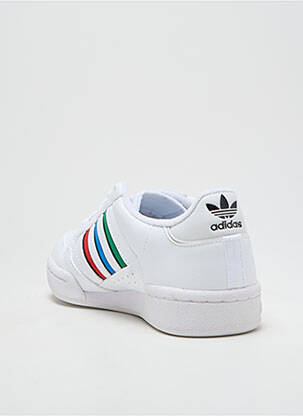 Bėgimo bateliai apvalus mygtukas apvalus mygtukas baltas ADIDAS moteris