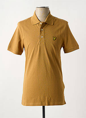T-marškinys rudas LYLE & SCOTT vyras