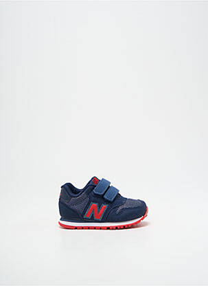 Bėgimo bateliai šnervių uždarymas apvalus mygtukas mėlyna NEW BALANCE berniukas