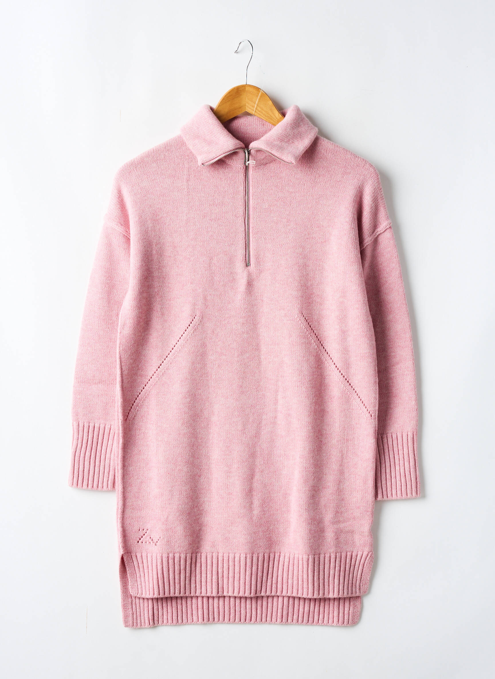 Megztinė suknelė rožinė ZADIG & VOLTAIRE mergina