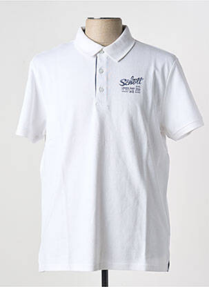 Polo baltas SCHOTT vyras
