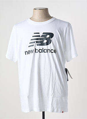 T-marškinys apvalus kaklas baltas NEW BALANCE vyras