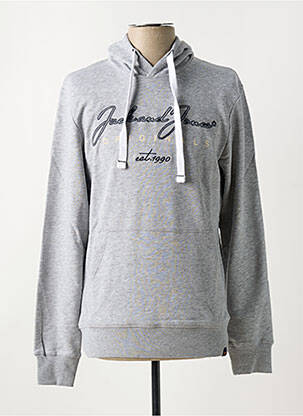 Kapišonas apvalus kaklas pilka JACK & JONES vyras