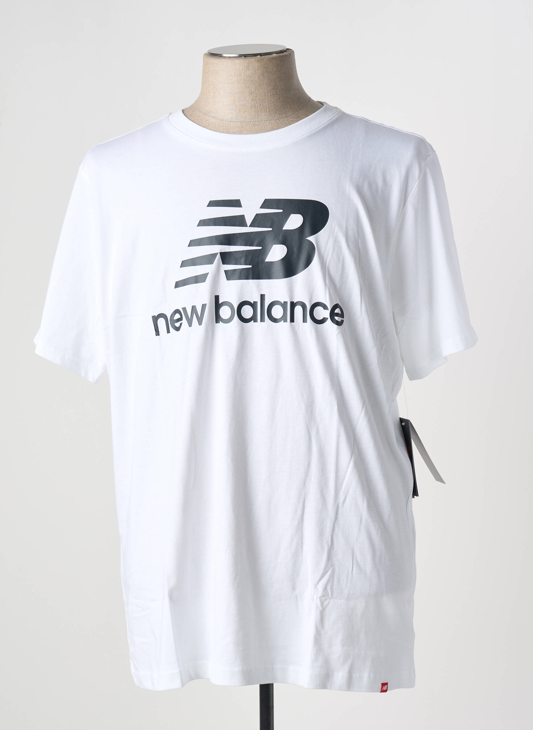 T-marškinys apvalus kaklas baltas NEW BALANCE vyras