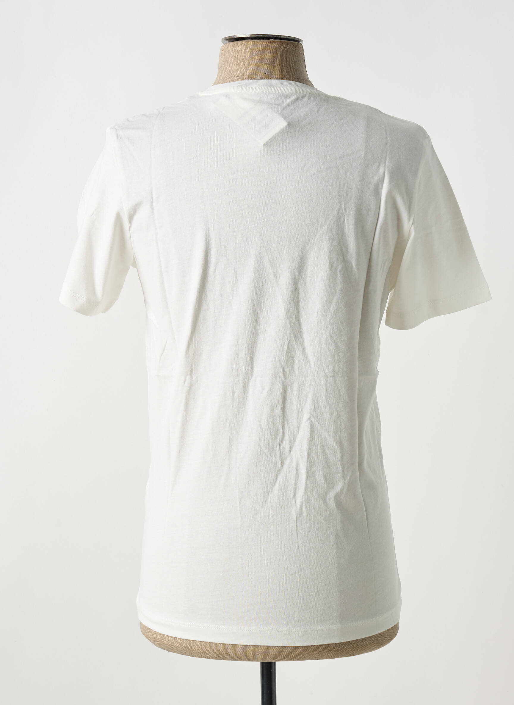 T-marškinys apvalus kaklas baltas JACK & JONES vyras