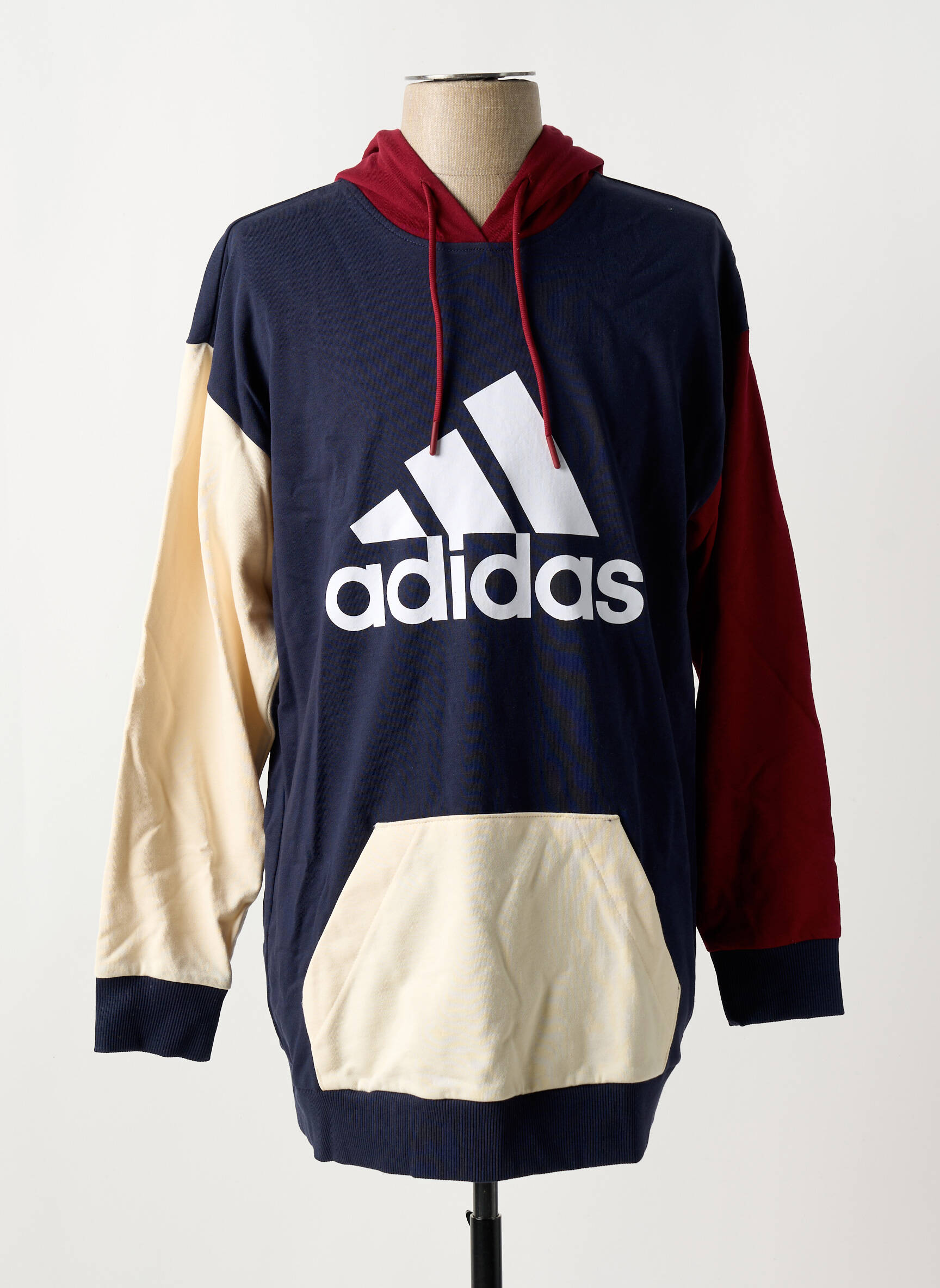 Kapišonas apvalus kaklas mėlyna ADIDAS moteris
