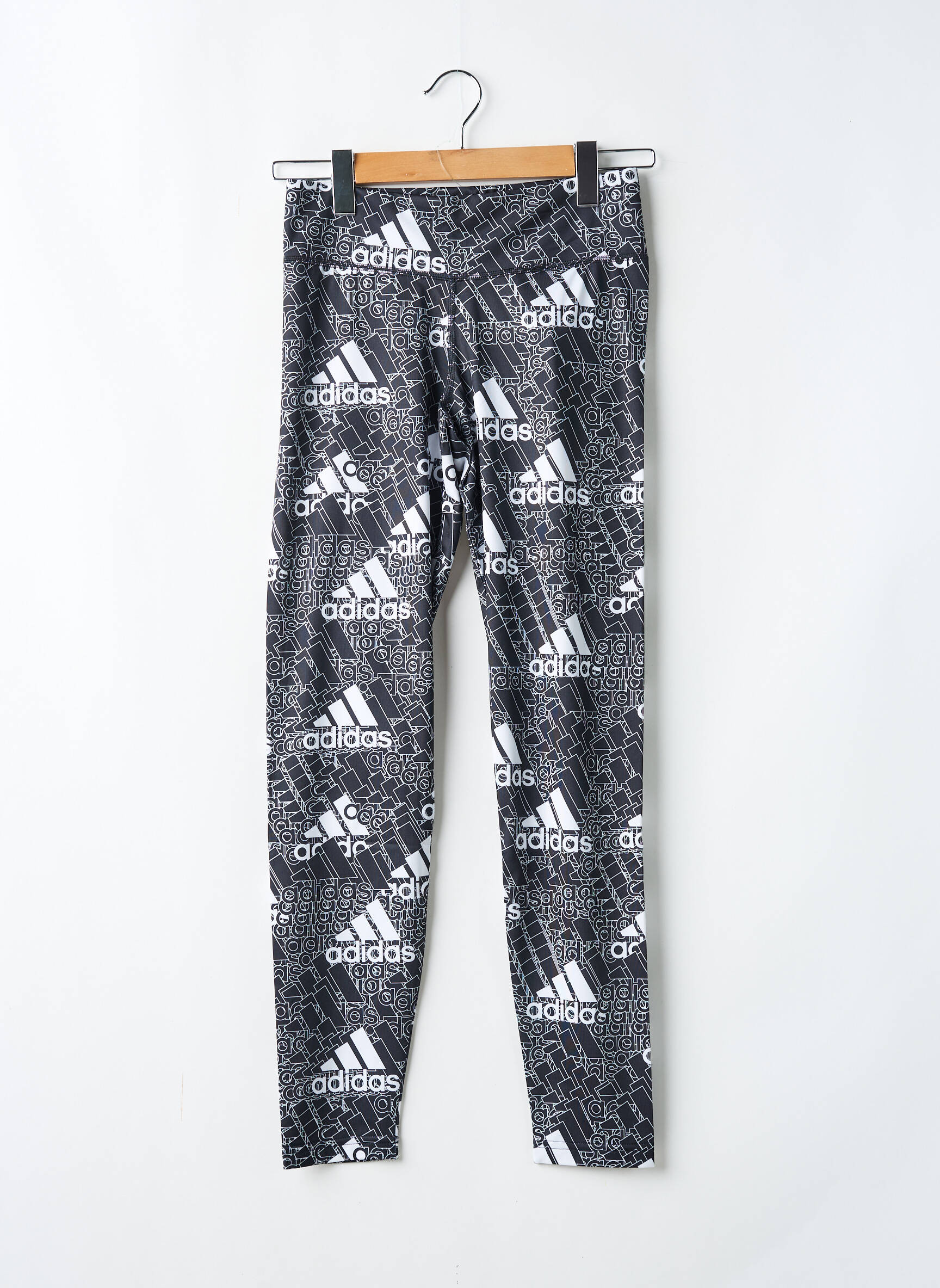 Legingas juodas ADIDAS mergina
