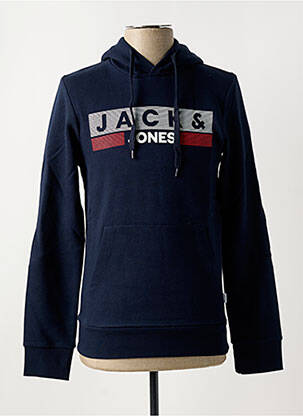 Kapišonas apvalus kaklas mėlyna JACK & JONES vyras