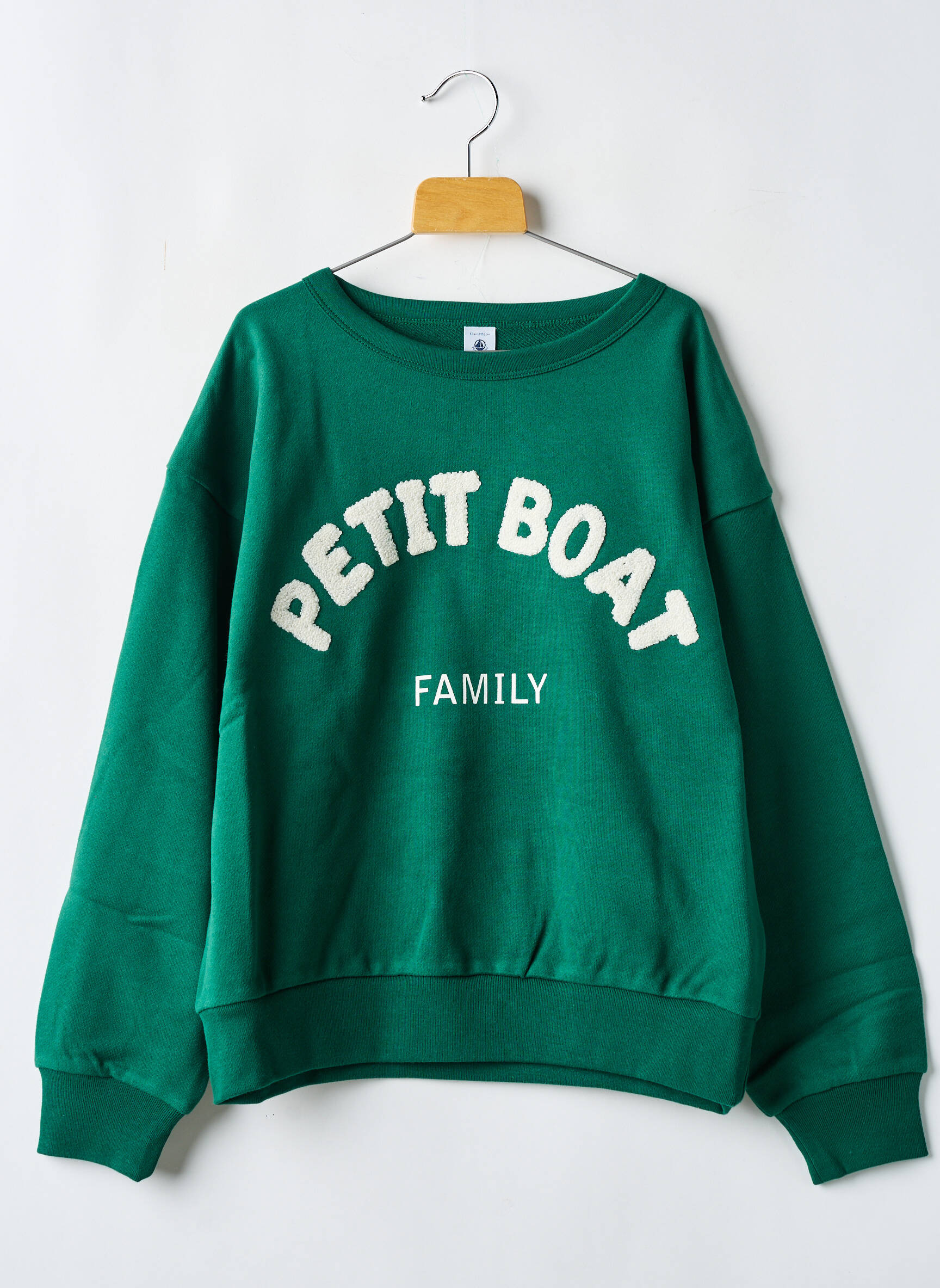 Mikroskopas apvalus kaklas žalias PETIT BATEAU berniukas