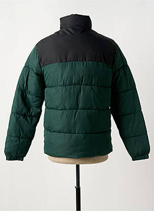 Pūkinė striukė aukšta apykaklė žalias JACK & JONES vyras