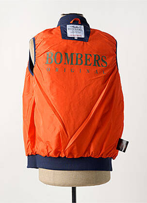 Pūkinė striukė mėlyna BOMBERS vyras