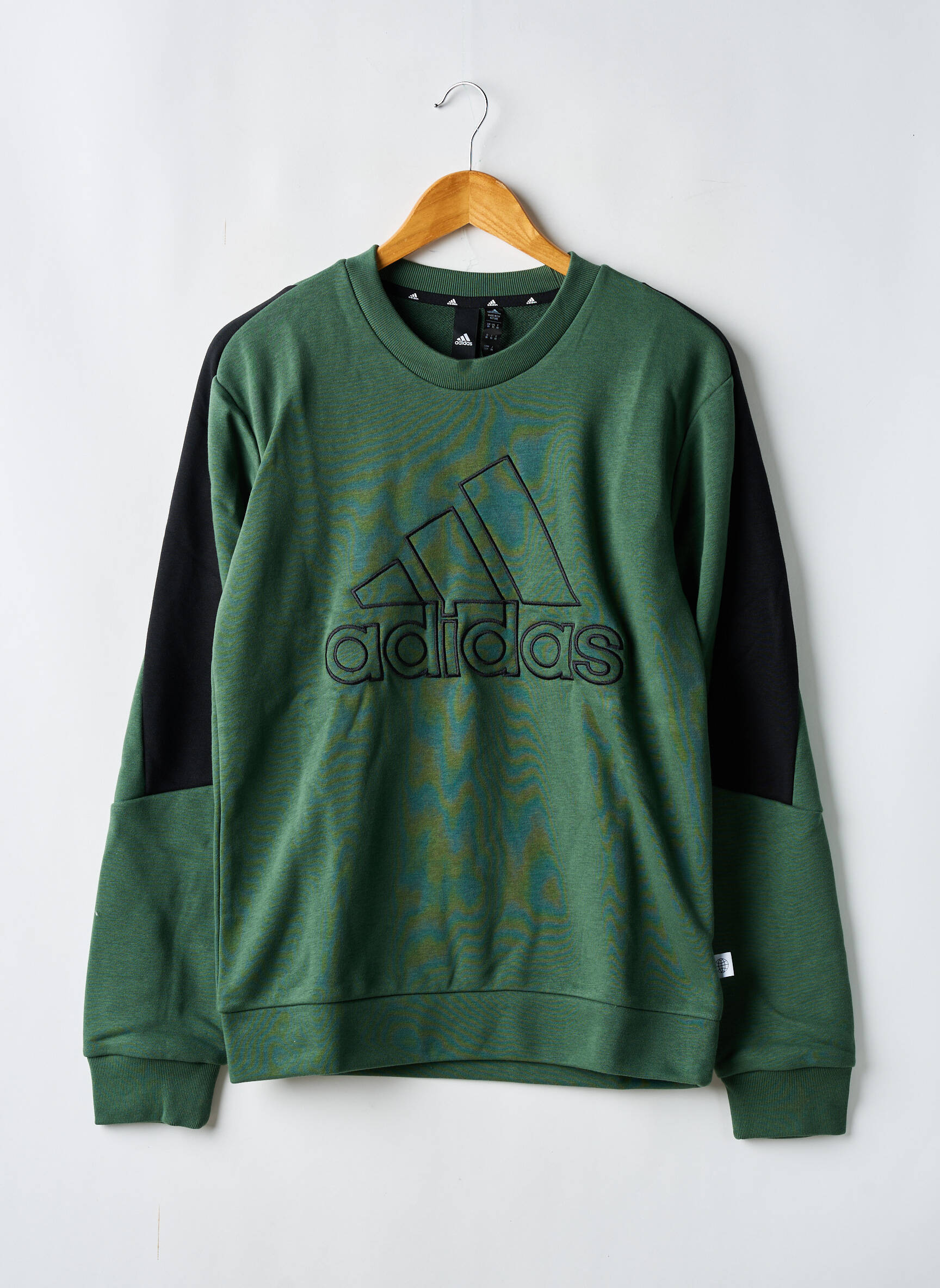 Mikroskopas apvalus kaklas žalias ADIDAS vyras