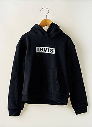 Kapišonas apvalus kaklas juodas LEVI'S mergina