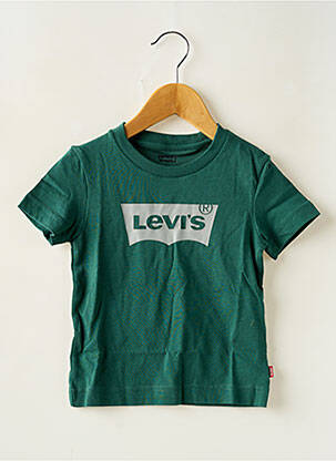 T-marškinys apvalus kaklas žalias LEVI'S berniukas