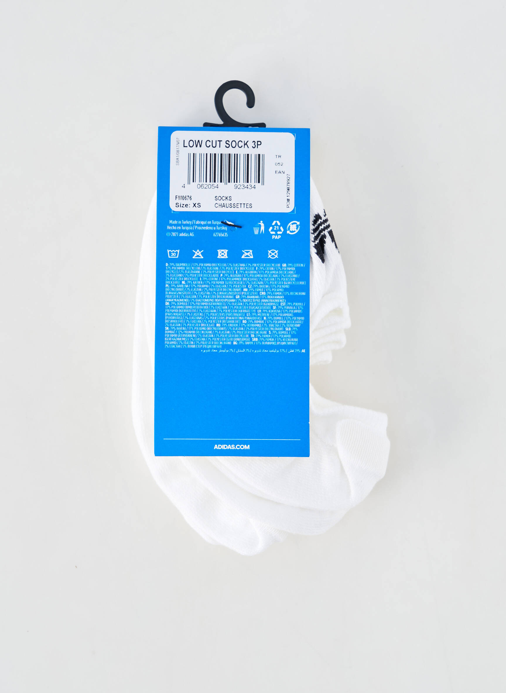 Kojinės baltas ADIDAS moteris