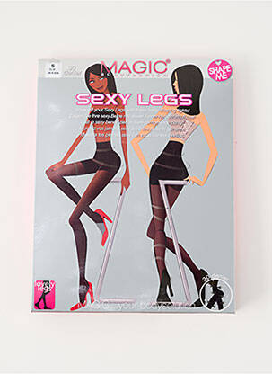 Kojinės juodas MAGIC BODY FASHION moteris