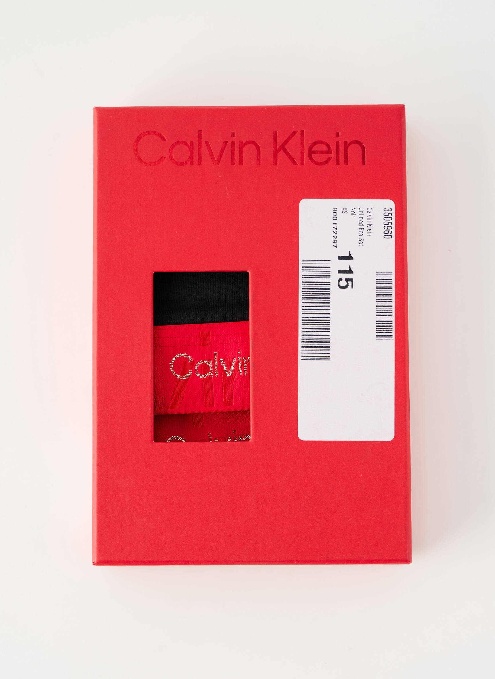 Lingerie rinkinys juodas CALVIN KLEIN moteris