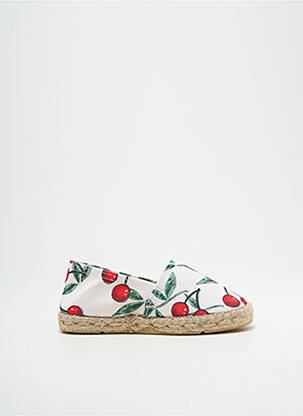 Espadrilės apvalus mygtukas apvalus mygtukas baltas LA MAISON DE L'ESPADRILLE mergina