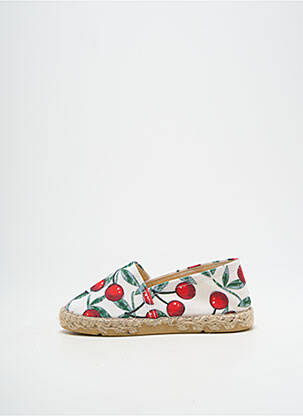 Espadrilės apvalus mygtukas apvalus mygtukas baltas LA MAISON DE L'ESPADRILLE mergina