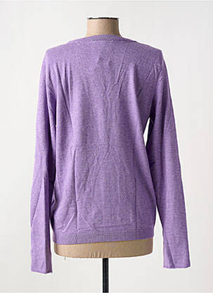 Ilgų rankovių liemenė centrinė iškirptė violetinis CREAM moteris