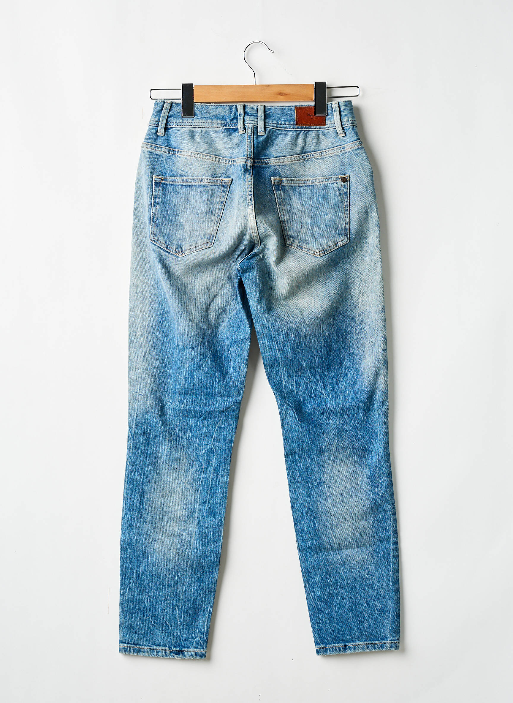 Pusilgių kelnių tamprumas normala dydis mėlyna PEPE JEANS moteris