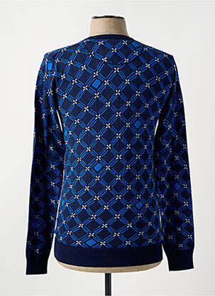 Megztinis bordo kraštų apdaila ilgos rankovės mėlyna SCOTCH & SODA vyras