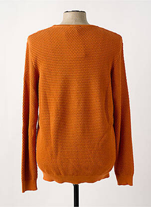 Megztinis apvalus kaklas ilgos rankovės oranžinė KNOWLEDGE COTTON APPAREL vyras