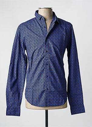 Ilgomis rankovėmis marškinys fantazijos raštas mėlyna SCOTCH & SODA vyras