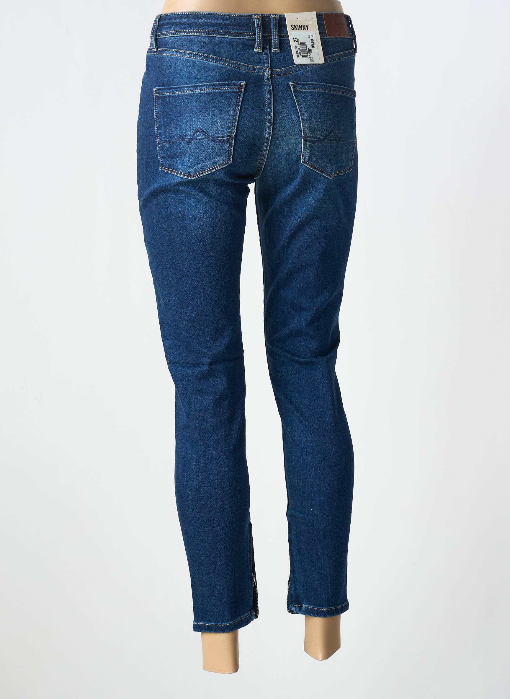 Lieknos džinsai normala dydis normala dydis mėlyna PEPE JEANS moteris