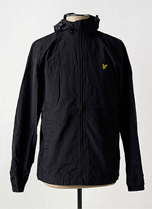 Vėjo nepraleidėjas kišenės su gobtuvu juodas LYLE & SCOTT vyras