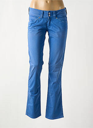 Lieknos kelnės kišenės mėlyna PEPE JEANS moteris