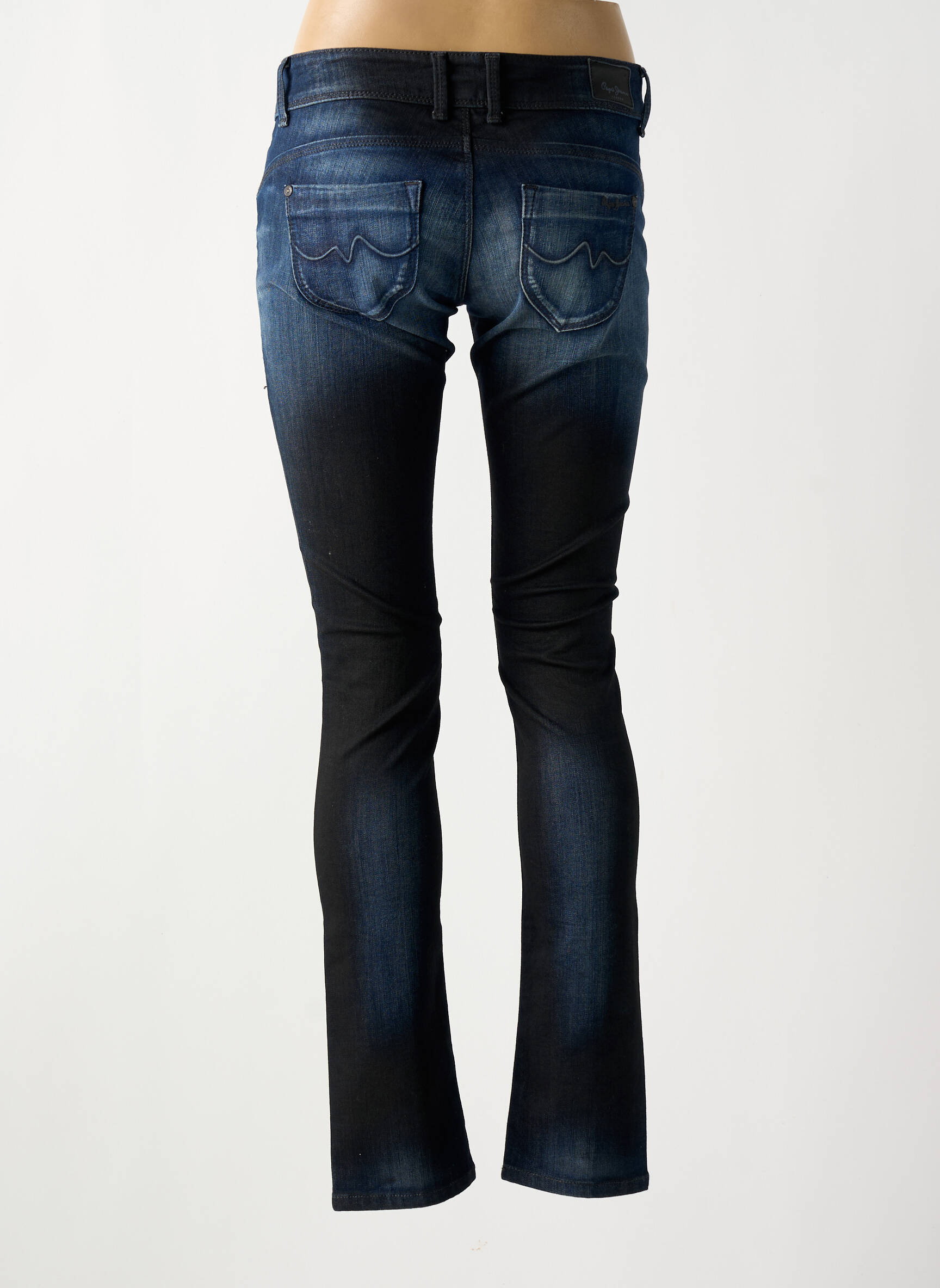 Lieknos džinsai kišenės mėlyna PEPE JEANS moteris