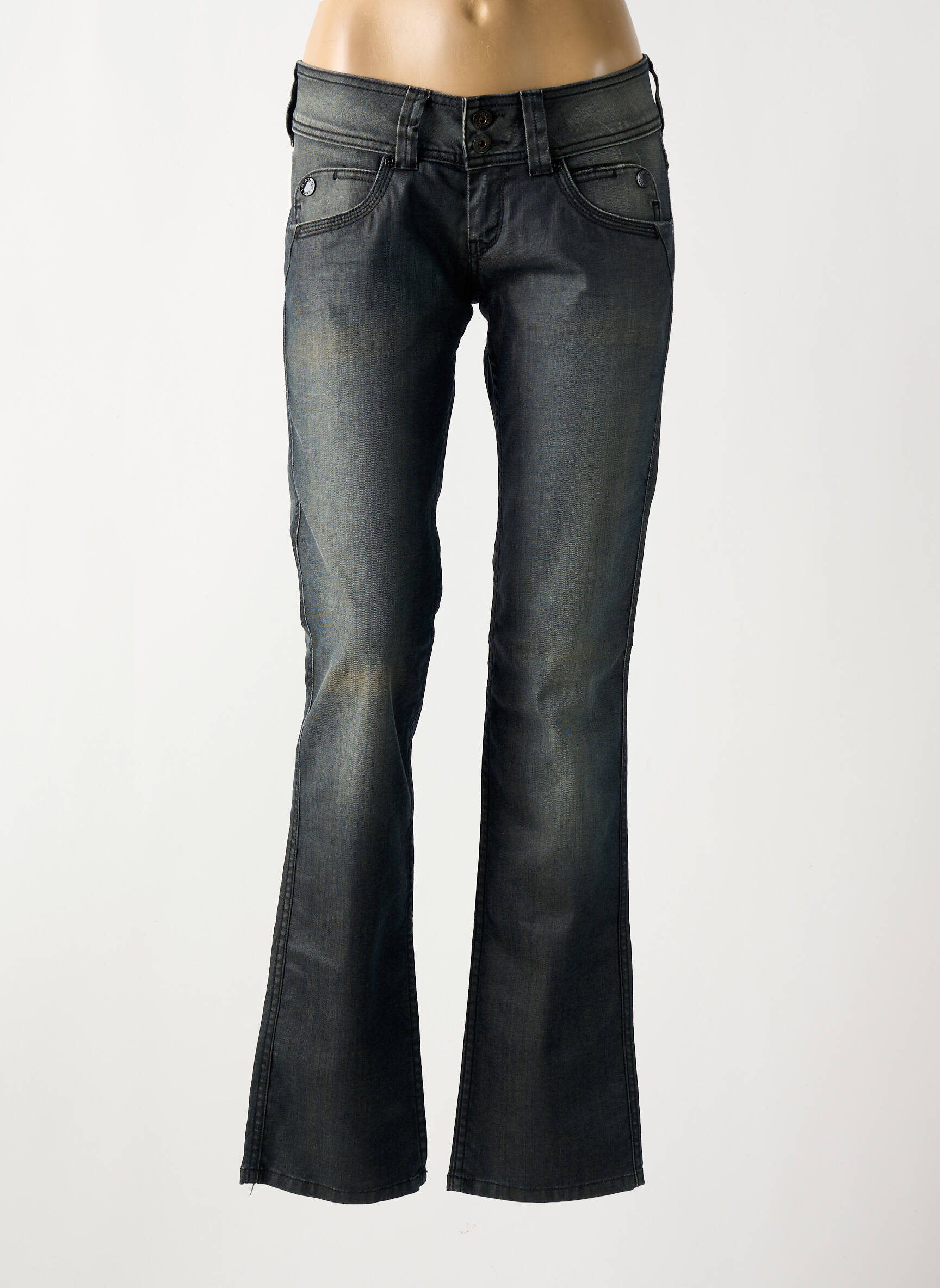 Bootcut džinsai kišenės pilka PEPE JEANS moteris