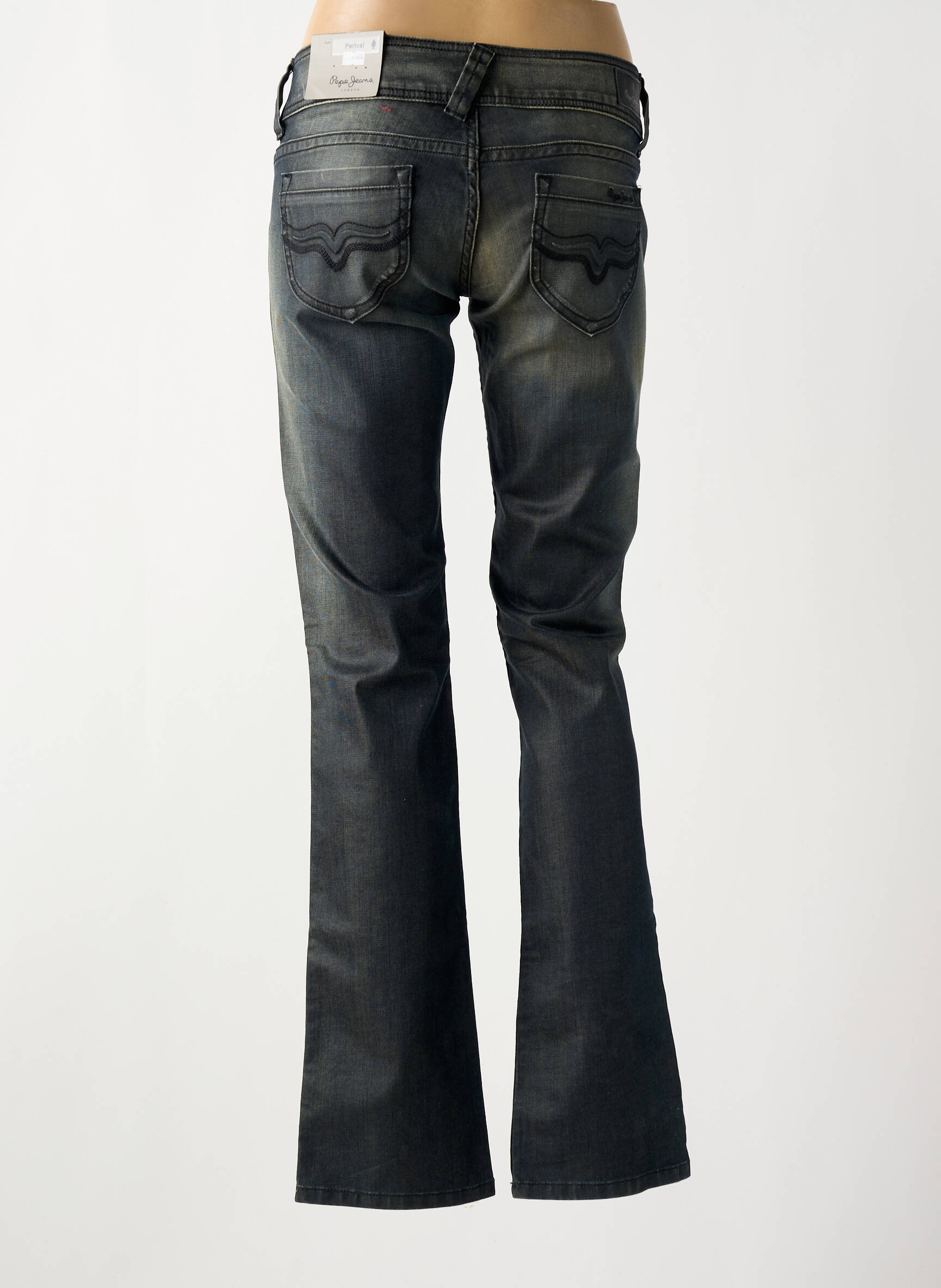 Bootcut džinsai kišenės pilka PEPE JEANS moteris