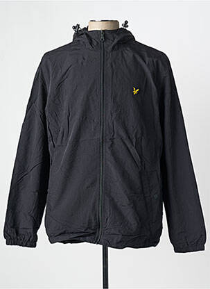Vėjo nepraleidėjas kišenės su gobtuvu juodas LYLE & SCOTT vyras