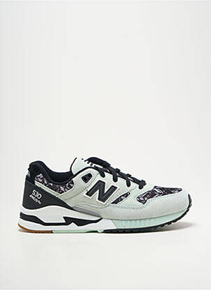 Bėgimo bateliai apvalus mygtukas plokščias kulnas iki 3 cm žalias NEW BALANCE moteris