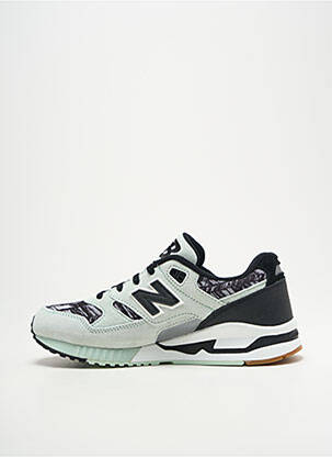 Bėgimo bateliai apvalus mygtukas plokščias kulnas iki 3 cm žalias NEW BALANCE moteris