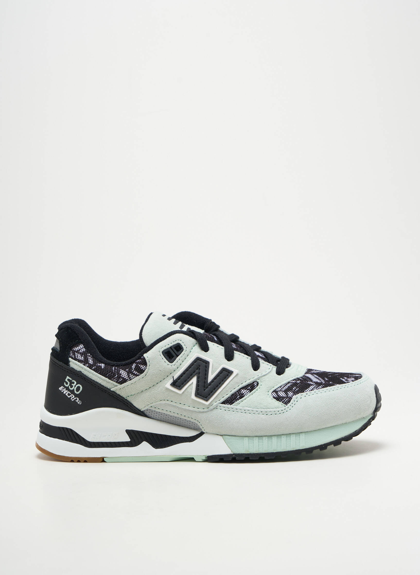 Bėgimo bateliai apvalus mygtukas plokščias kulnas iki 3 cm žalias NEW BALANCE moteris