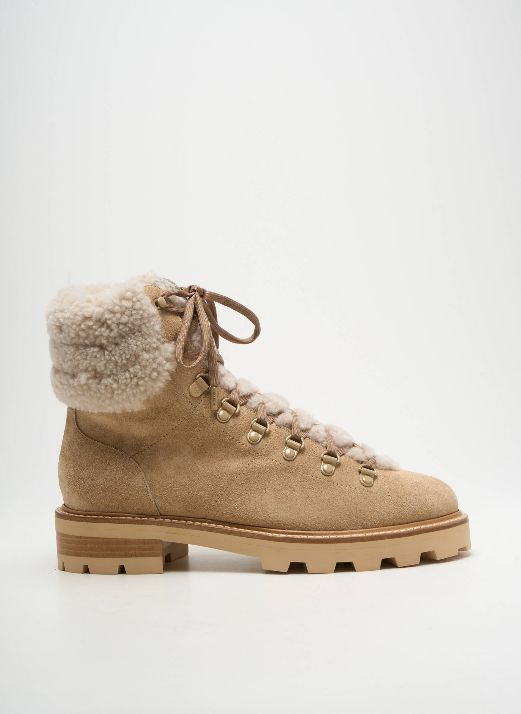 Batai/botai pamušalas kulnas nuo 4 iki 6 cm bežinis JIMMY CHOO moteris