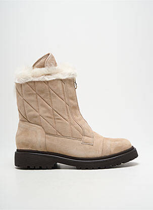 Batai/botai pamušalas plokščias kulnas iki 3 cm bežinis MONCLER moteris