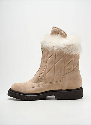 Batai/botai pamušalas plokščias kulnas iki 3 cm bežinis MONCLER moteris