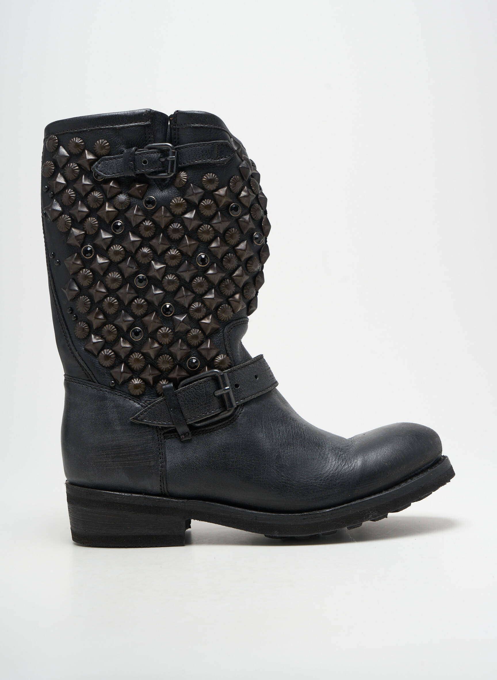 Batai/botai žemas kulnas kulnas nuo 4 iki 6 cm juodas ASH moteris