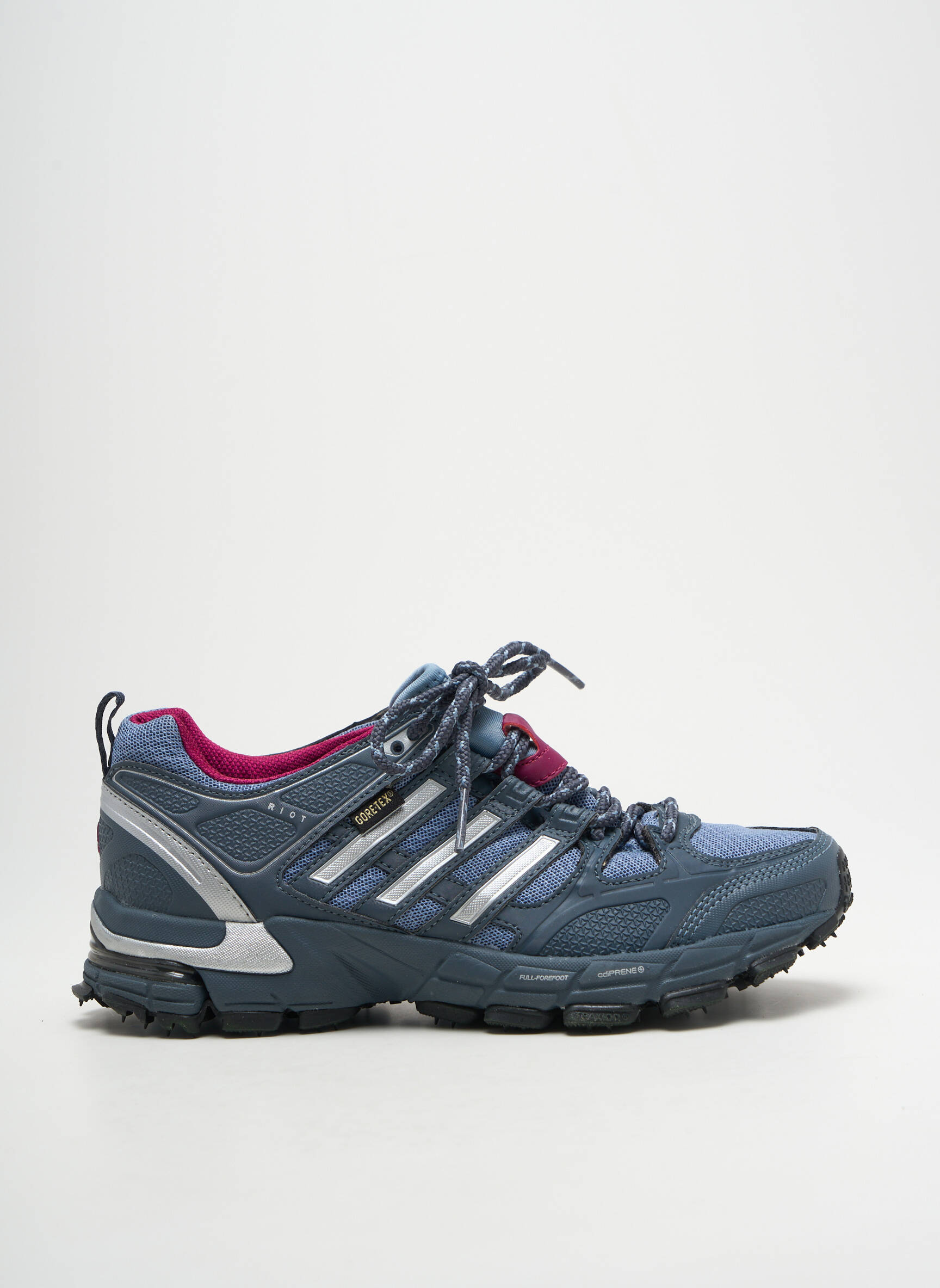 Bėgimo bateliai satino audinys plokščias kulnas iki 3 cm pilka ADIDAS moteris