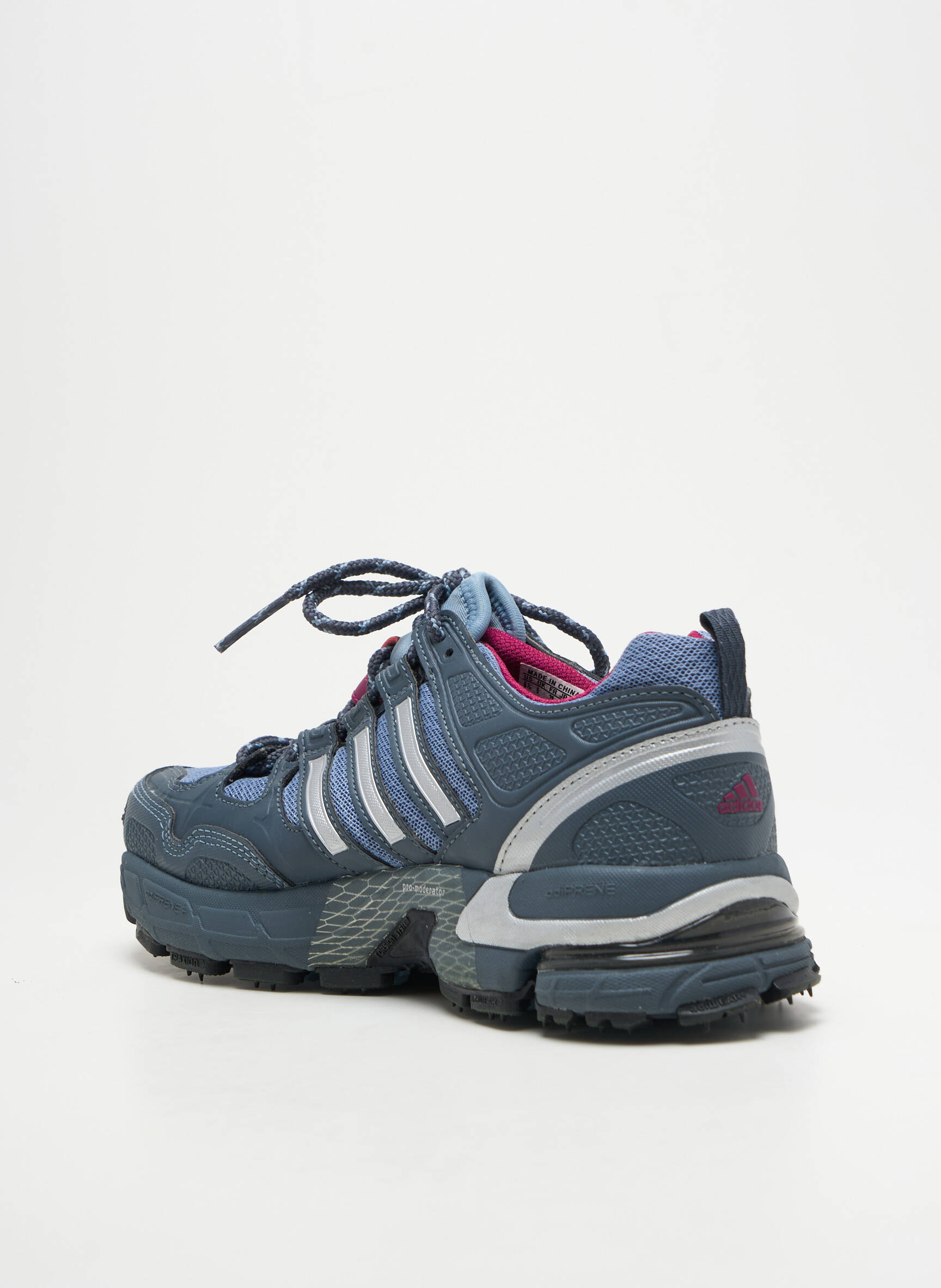 Bėgimo bateliai satino audinys plokščias kulnas iki 3 cm pilka ADIDAS moteris