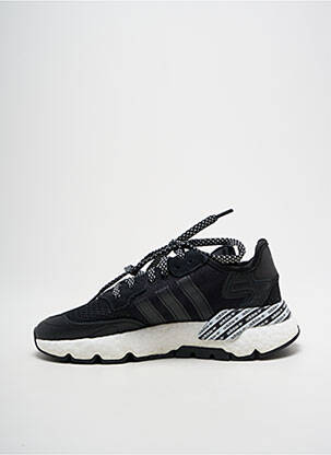 Bėgimo bateliai satino audinys apvalus mygtukas juodas ADIDAS unisexas