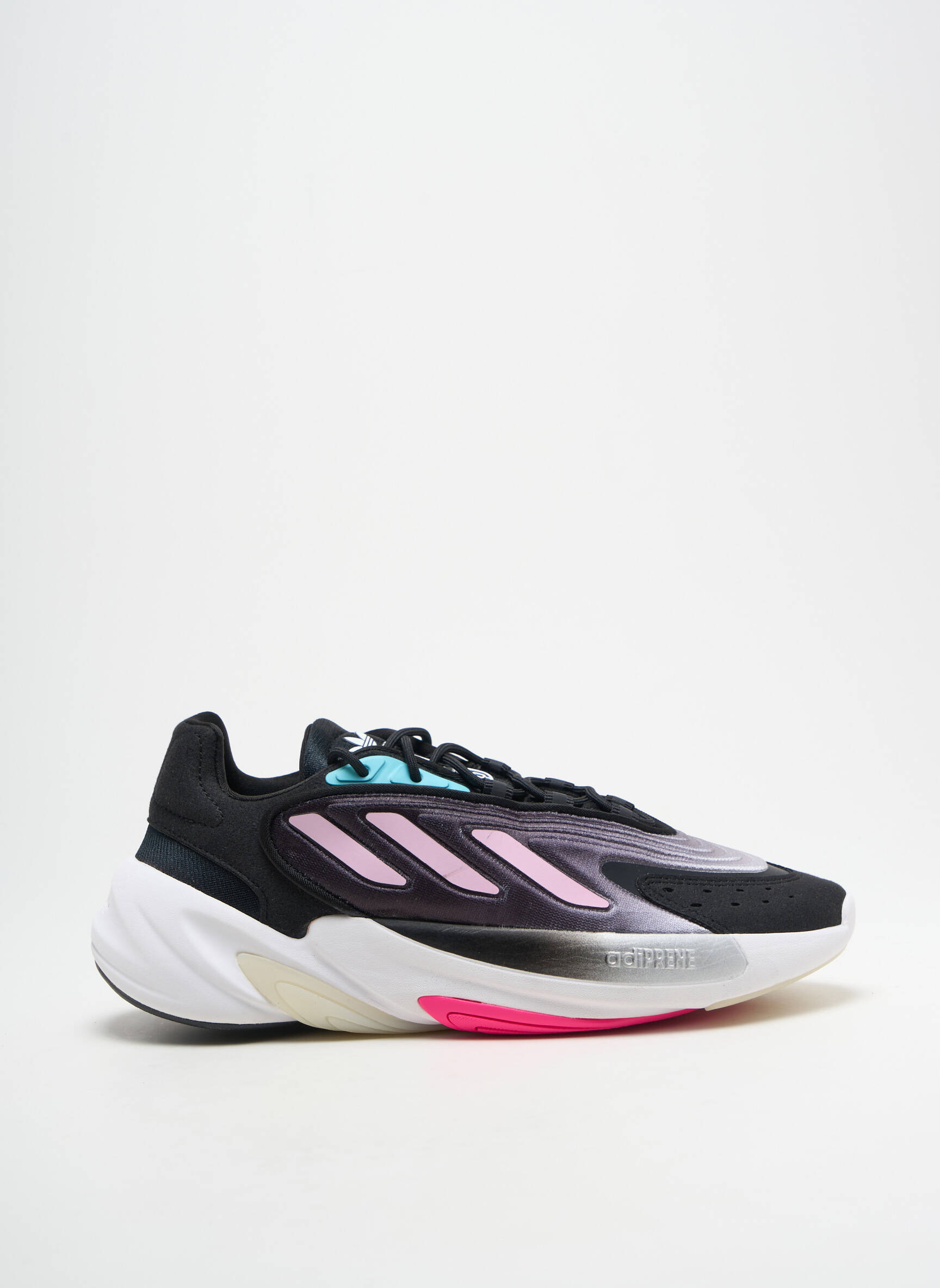 Bėgimo bateliai satino audinys kulnas nuo 4 iki 6 cm juodas ADIDAS moteris