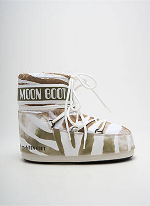 Batai/botai apvalus mygtukas plokščias kulnas iki 3 cm žalias MOON BOOT moteris