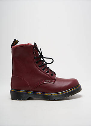 Batai/botai pamušalas plokščias kulnas iki 3 cm violetinis DR MARTENS moteris